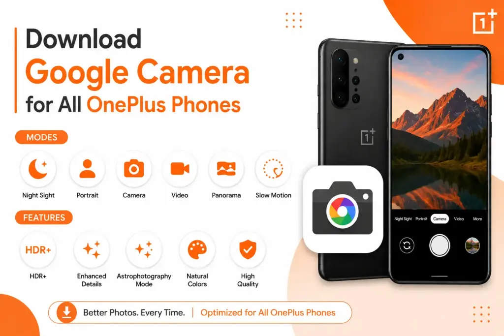 Download Google Camera 9.7 for All OnePlus Phones
