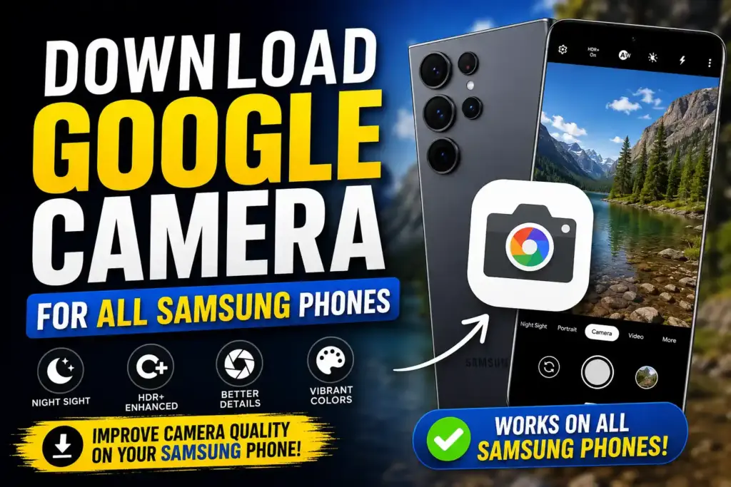 Download Google Camera for All Samsung Phones
