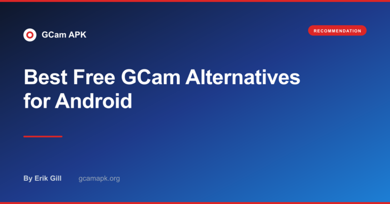 Best Free GCam Alternatives for Android